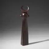 Mossi, whistle, carved wood