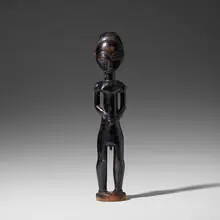 Baule, Asie usu (bush spirit) figure, carved wood