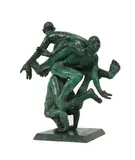 Michael Duhan, Untitled, bronze 37cm wide 20.5cm deep 44cm high including base .