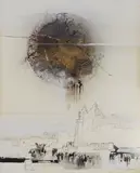 Emvin Cremona, Untitled, mixed media on paper 63 x 50cm .