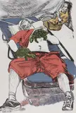 Paula Rego, Untitled, b.1935) 'Turtle Hands' lithograph in colours