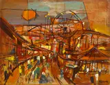 Mirko, Carnival, 1961, oil on canvas