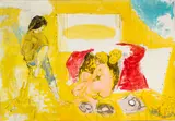Vértes Marcell, Les peintres temoins de la temps, oil on canvas