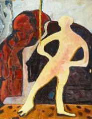 Bob Thompson, Untitled, 1963, oil on canvas