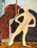 Bob Thompson, Untitled, 1963, oil on canvas