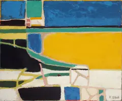 Untitled by Françoise Gilot, oil on canvas, sold May 2007