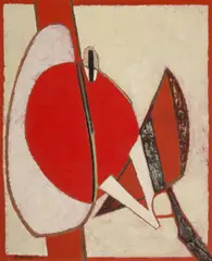 Untitled by Françoise Gilot, oil on canvas, sold May 2007