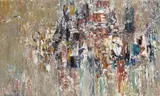 Jacques Germain, Composition, 1964, oil on canvas