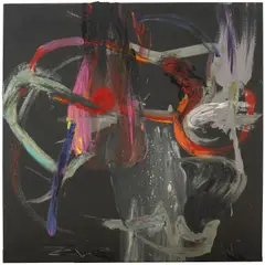 Stephen Mueller, I Saw That (#281), 1984, acrylic on canvas