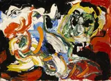 Untitled by Karel Appel, 1958, oil on canvas, sold May 2007