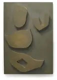 Jean Arp, Relief architectonique végétal - Architektonisches Pflanzenrelief, 1959, bronze