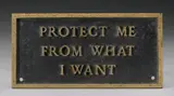 Jenny Holzer, Untitled from the Survival Series, 1986, bronze