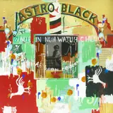 Radcliffe Bailey, Astro Black, 1995, oil, acrylic, cloth, paper, wood, and Plexiglas on panel