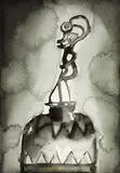 Francesco Clemente, Bell, 1996, watercolor on paper