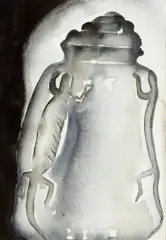 Vase by Francesco Clemente, 1996, watercolor on paper, offered May 2007