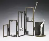 Ernest Trova, Untitled (from the Falling Man Series), 1985, patinated and stainless steel