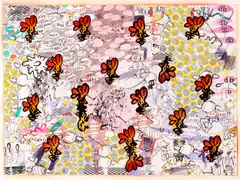 Billy Copley, Untitled, mixed media collage on paper
