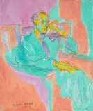 Jacques Villon, Le Philosophe (Portrait of Marcel Duchamp), 1951, oil on canvas