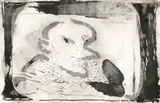 Pierre Alechinsky, Untitled (Donnez-moi une minute!)