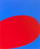 Untitled (Red/Blue) from Ten Works x Ten Painters by Ellsworth Kelly, 1964, color silkscreen, unsigned, offered May 2007