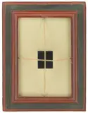 Gustavo Torner, Cuero que ata Poliedro con Amarillento, 1966, Plexiglas cube, twine, and sand on panel