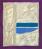 Achille Perilli, I Contetti Sociali, 1964, oil on canvas