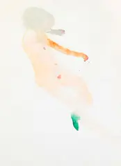 Untitled by Nathan Oliveira, 1961, watercolor and pencil on paper, sold May 2007