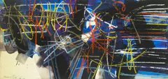 Untitled by Edo Murtić, 1966, gouache on paper, sold May 2007