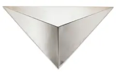 Michael Asher, Untitled, c.1968, stainless steel