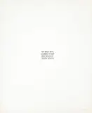 Joseph Kosuth, Art Made with a Rubber Stamp