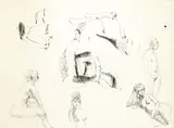 John Altoon, Untitled, c.1960, ink on paper