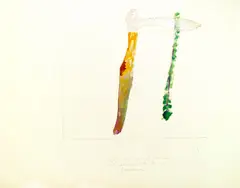 Richard Jackson, A Light Shining..., c.1970, watercolor, pencil and ink on paper