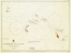 George Brecht, Six Translocations for the Isle of Wight, from the Book of the Tumbler on Fire, c.1969-1970, pen and ink on printed map on board
