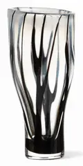Vicke Lindstrand, for Kosta (Swedish) Studio Glass 'Trees in Mist' Vase, 13", Ca. 1950, Ca. 1950