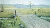 Henryk Weyssenhoff, Zamarłe barwy, olej, płótno