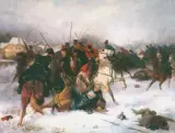 Karl Götz, Starcie, olej, płótno