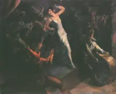 Jan Marcin Szancer, Taniec, olej, płótno