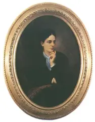 Karol Miller, Ludwika Aleksandrowa Feist, olej, płótno