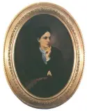 Karol Miller, Ludwika Aleksandrowa Feist, olej, płótno