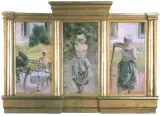 Jacek Malczewski, Środek lata - tryptyk, olej, tektura
