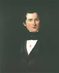 Portret młodego mężczyzny by Piotr Le Brun, olej, płótno, sold Jun 1993