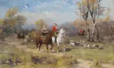 Alfred Wierusz-Kowalski, Wyjazd na polowanie