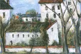 Emil Schinagel, Domy, olej, tektura