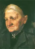 Konrad Krzyżanowski, Portret Matyldy Szednickiej, olej, deska
