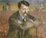 Portret mężczyzny by Jacek Malczewski, olej, płótno, sold Dec 1992