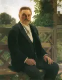 Damazy Kotowski, Portret Jana Kasprowicza, olej, płótno
