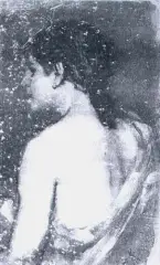 Wilhelm Kotarbiński, Studium modelki, olej, płótno