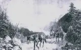Józef Jaroszyński, Na przełęczy, akwarela, papier