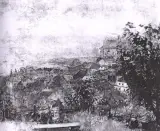 Bolesław Baake, Kazimierz nad Wisłą, olej, płótno