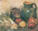 Eugeniusz Eibisch, Martwa natura z jabłkami i dzbanem